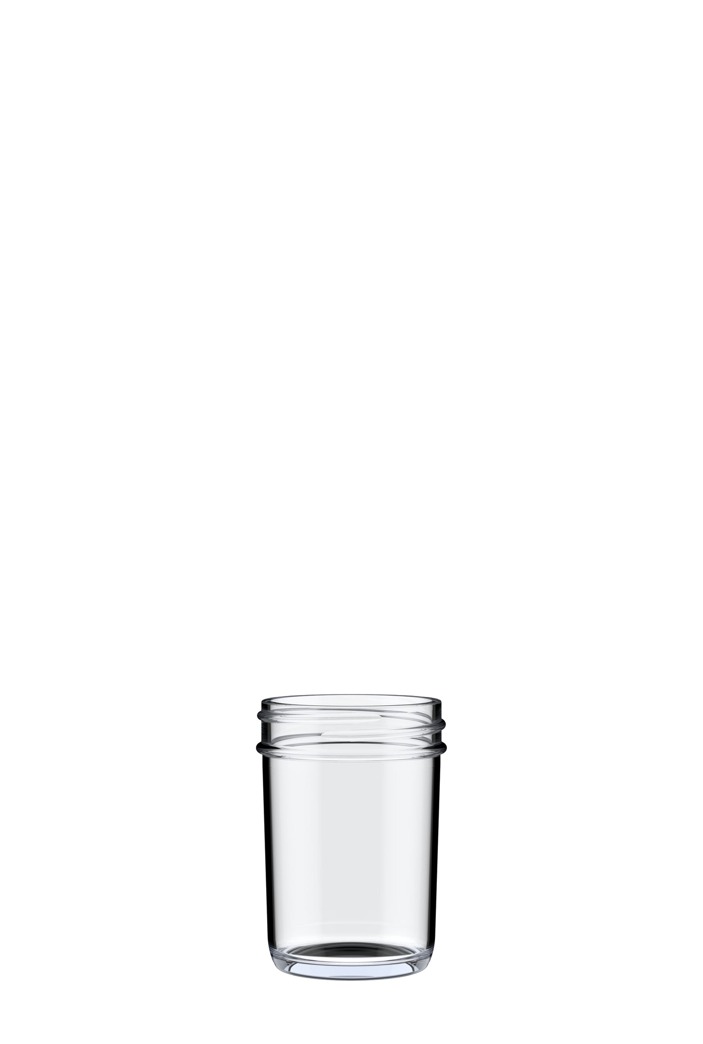 Flint 8oz Tapered Mason Jar