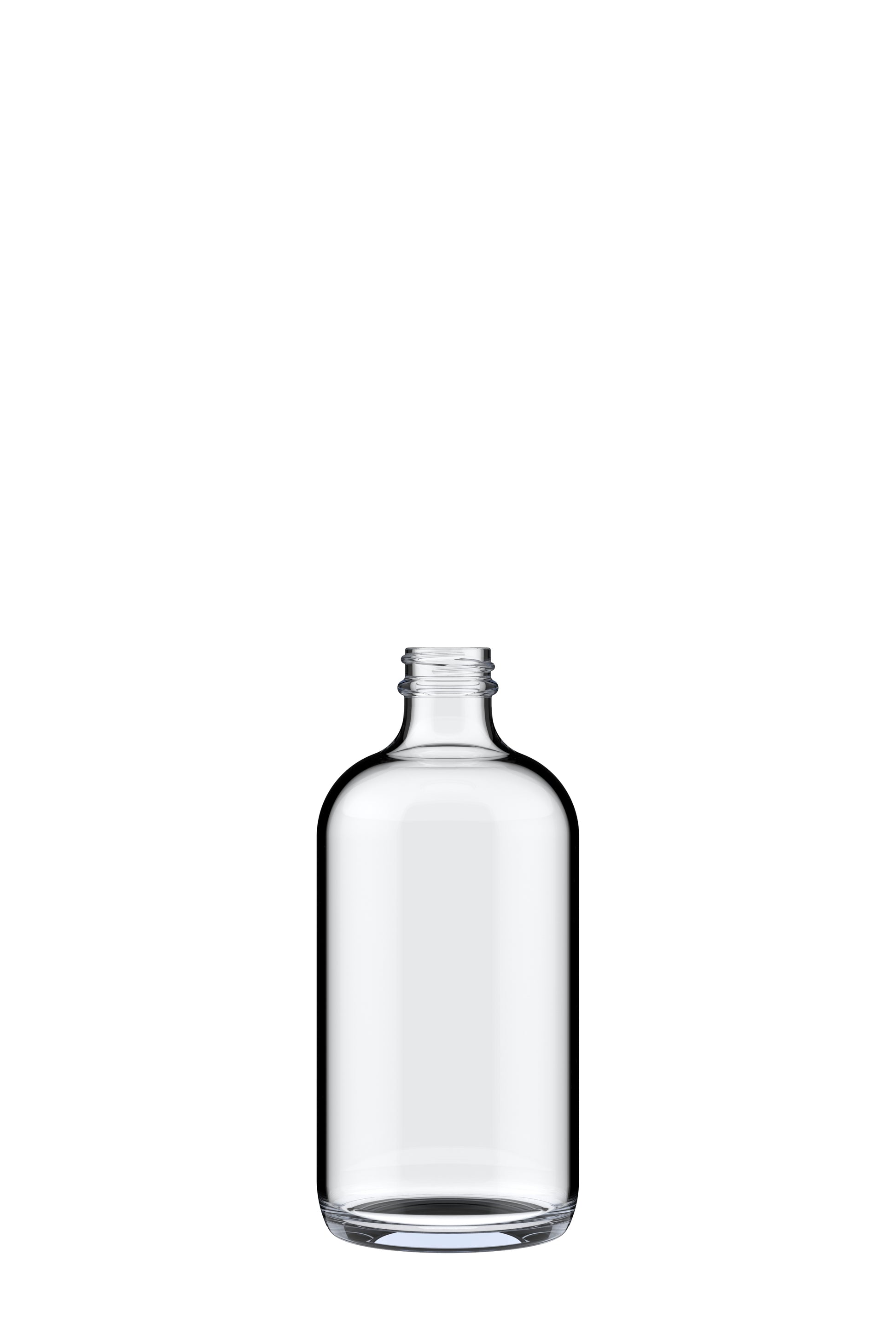 Amber 16oz Boston Round